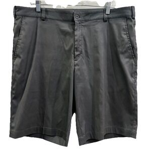 Nike Golf Shorts Mens Size 38 Dri-Fit Performance Stretch Gray  Solid Waist Band
